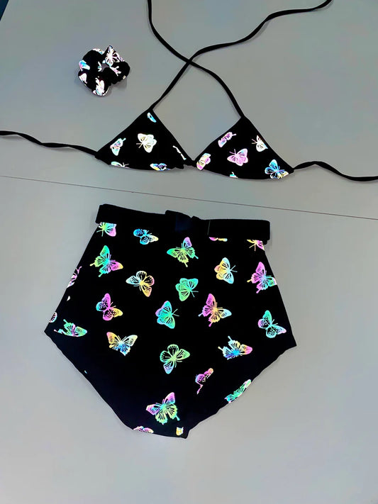 FOR SALE Cosmic Triangle Bralette and Hotpants - Jazzy Garms