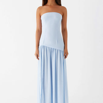 Eden Strapless Maxi - Pepper Mayo