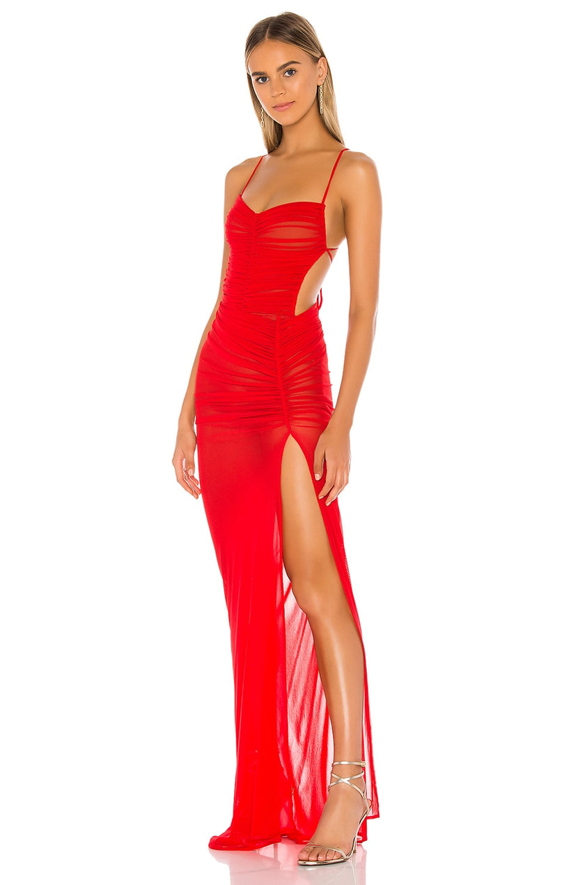 Follie Gown Red - Michael Costello